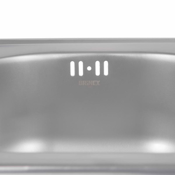 Кухонная мойка Brinex 3838 0,6 мм Satin (BRIN3835SAT06)