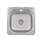 Кухонна мийка Brinex 4848 0,6 мм Satin (BRIN4848SAT0651257)