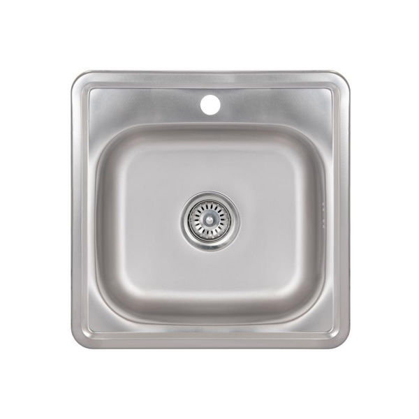 Кухонна мийка Brinex 4848 0,6 мм Satin (BRIN4848SAT0651257)