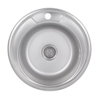 Кухонная мойка Brinex 490-A 0,6 мм Satin (BRIN490SAT06)
