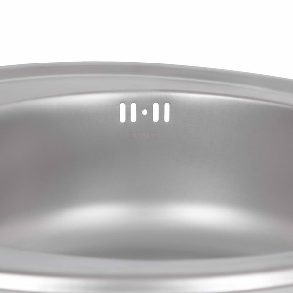 Кухонная мойка Brinex 490-A 0,6 мм Satin (BRIN490SAT06)