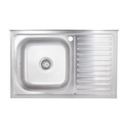 Кухонная мойка Brinex 5080-L 0,6 мм Satin (BRIN5080LSAT06)