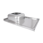 Кухонная мойка Brinex 5080-L 0,6 мм Satin (BRIN5080LSAT06)