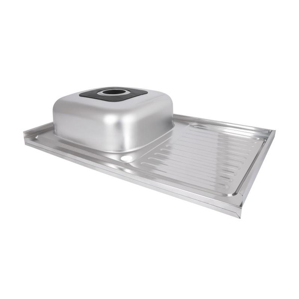 Кухонная мойка Brinex 5080-L 0,6 мм Satin (BRIN5080LSAT06)