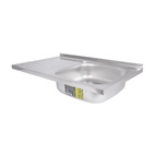 Кухонная мойка Brinex 5080-R 0,6 мм Satin (BRIN5080RSAT06)
