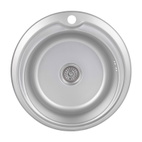 Кухонная мойка Brinex 510-D 0,8 мм Micro Decor (BRIN510MDEC08)