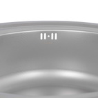 Кухонная мойка Brinex 510-D 0,8 мм Micro Decor (BRIN510MDEC08)