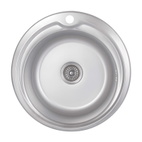 Кухонная мойка Brinex 510-D 0,8 мм Satin (BRIN510SAT08)