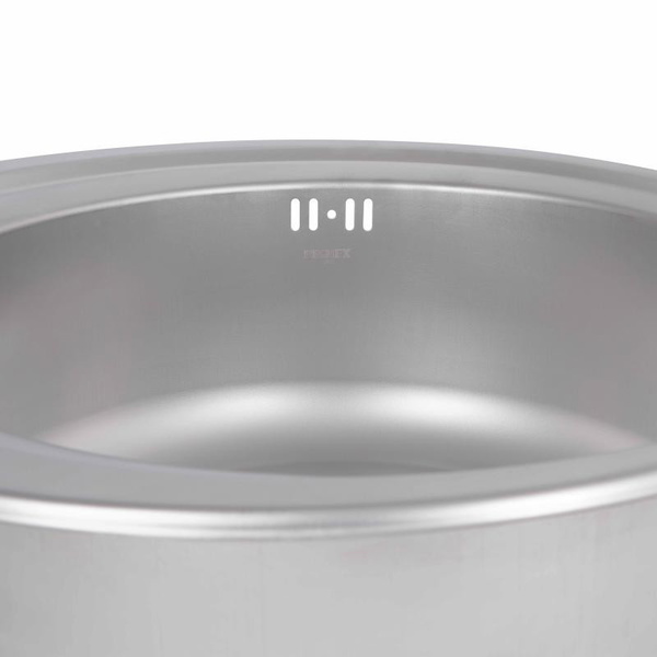 Кухонная мойка Brinex 510-D 0,8 мм Satin (BRIN510SAT08)