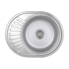 Кухонная мойка Brinex 5745 0,8 мм Satin (BRIN5745SAT08)