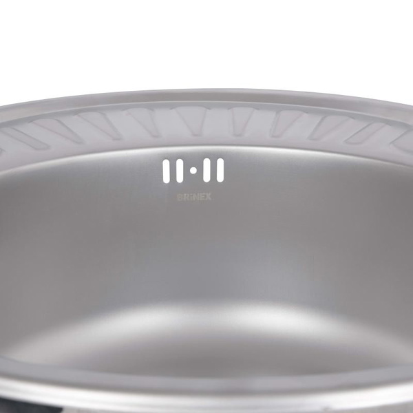 Кухонная мойка Brinex 5745 0,8 мм Satin (BRIN5745SAT08)