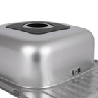 Кухонная мойка Brinex 5848 0,8 мм Satin (BRIN5848SAT08)
