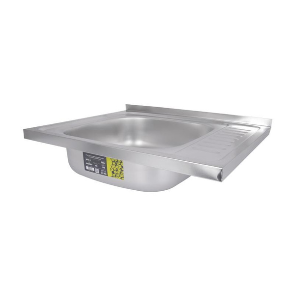 Кухонная мойка Brinex 6050-L 0,6 мм Satin (BRIN6050LSAT06)