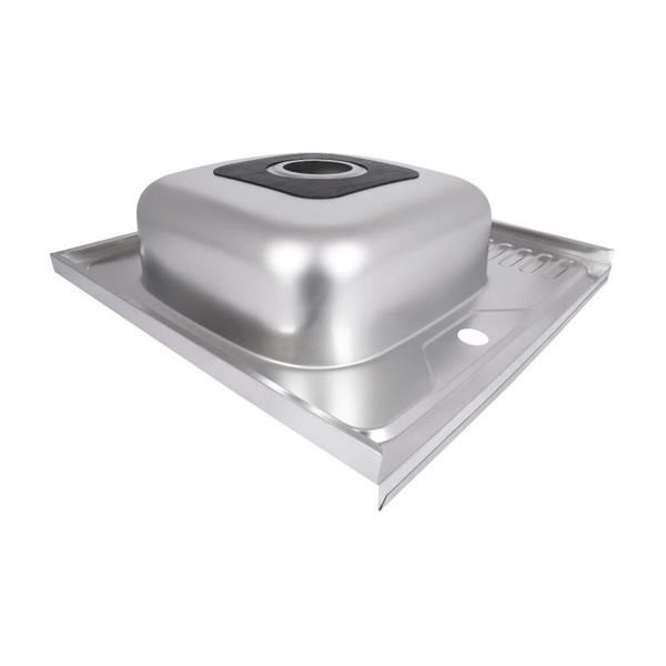 Кухонная мойка Brinex 6060-L 0,6 мм Satin (BRIN6060LSAT06)