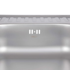Кухонная мойка Brinex 6060-R 0,6 мм Satin (BRIN6060RSAT06)
