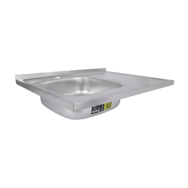 Кухонная мойка Brinex 6080-L 0,6 мм Satin (BRIN6080LSAT06)