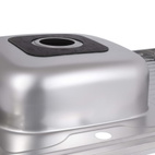 Кухонная мойка Brinex 6080-L 0,6 мм Satin (BRIN6080LSAT06)