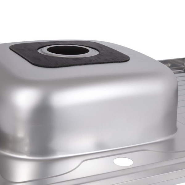 Кухонная мойка Brinex 6080-L 0,6 мм Satin (BRIN6080LSAT06)