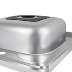 Кухонная мойка Brinex 6080-R 0,6 мм Satin (BRIN6080RSAT06)
