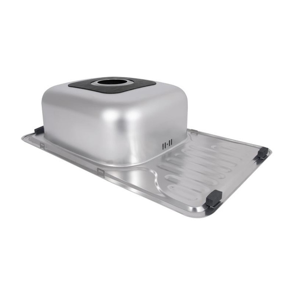 Кухонная мойка Brinex 6642 0,8 мм Satin (BRIN6642SAT08)