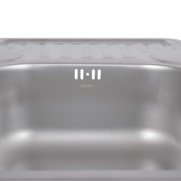 Кухонная мойка Brinex 6642 0,8 мм Satin (BRIN6642SAT08)