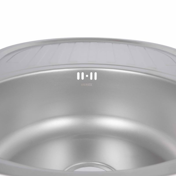 Кухонная мойка Brinex 7750 0,8 мм Micro Decor (BRIN7750MDEC08)