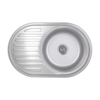Кухонная мойка Brinex 7750 0,8 мм Satin (BRIN7750SAT08)