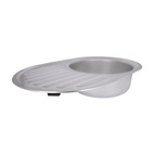 Кухонная мойка Brinex 7750 0,8 мм Satin (BRIN7750SAT08)