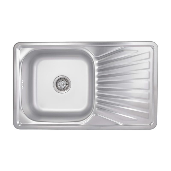Кухонная мойка Brinex 7848 0,8 мм Satin (BRIN7848SAT08)