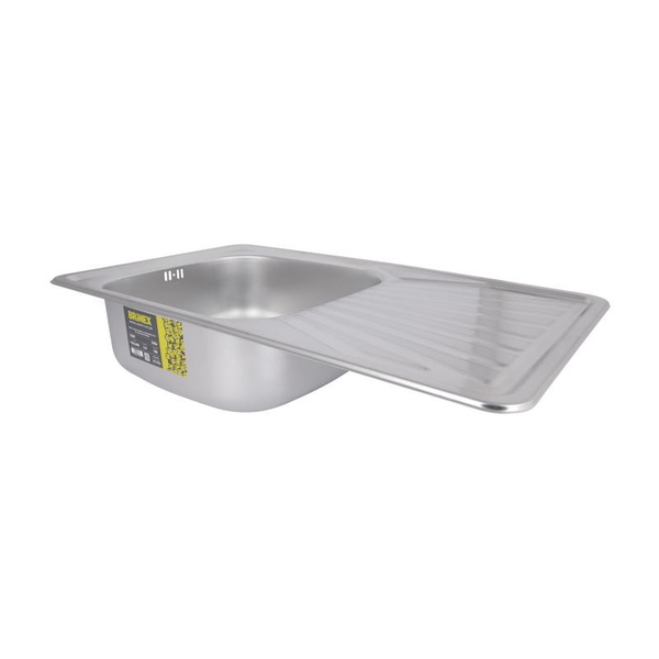 Кухонная мойка Brinex 7848 0,8 мм Satin (BRIN7848SAT08)
