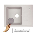 Кухонная мойка Lidz 620 x 435/200 GRA-09 (LIDZGRA09620435200)