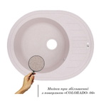 Кухонная мойка Lidz 620 x 500/200 COL-06 (LIDZCOL06620500200)