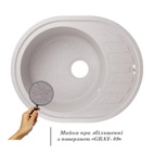 Кухонная мойка Lidz 620 x 500/200 GRA-09 (LIDZGRA09620500200)