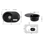 Кухонная мойка Lidz 780x500/200 BLM-14 (LIDZBLM14780500200)
