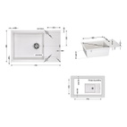 Кухонная мойка Lidz 781x510/200 STO-10 (LIDZSTO10781510200)