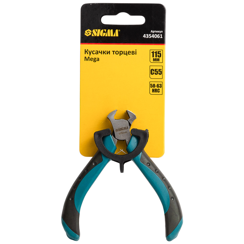 Кусачки торцеві Sigma Mega 115 мм