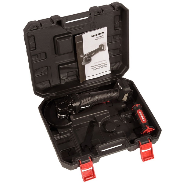 Угловая шлифовальная машина аккумуляторная Vitals Professional ALs 18125MOkv BL 125 мм (без аккумулятора)