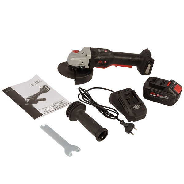 Угловая шлифовальная машина аккумуляторная Vitals Professional ALs 18125v BS Kit SmartLine+ 125 мм