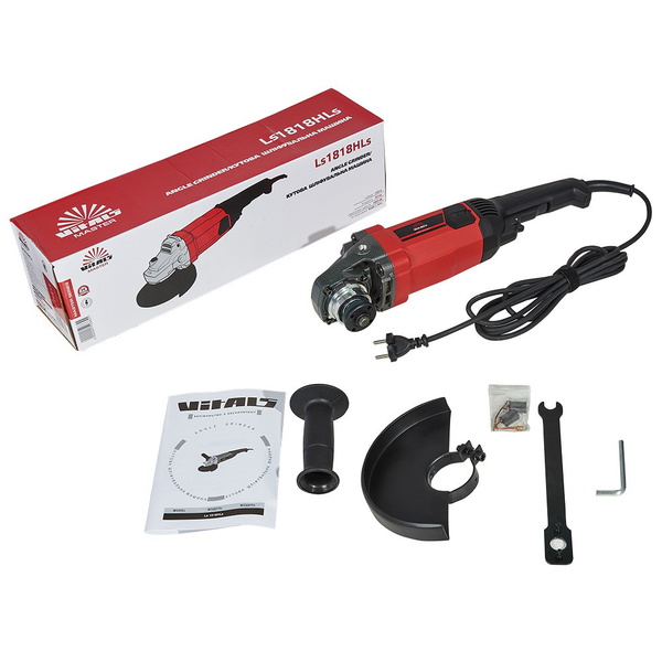 Угловая шлифовальная машина Vitals Master Ls1818HLs 1800 Вт 180 мм