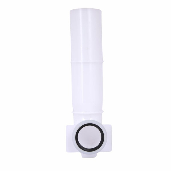 Кутова трубка змиву Qtap 82 х 74 х 262 мм White для інсталяції Standard (QTSTD167W49807)
