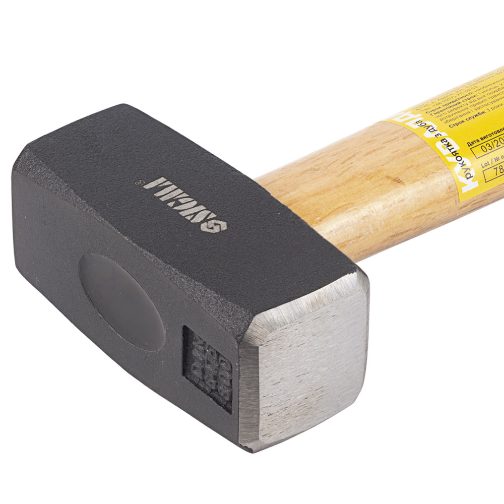 Кувалда Sigma 800 г дерев'яна рукоятка (дуб)