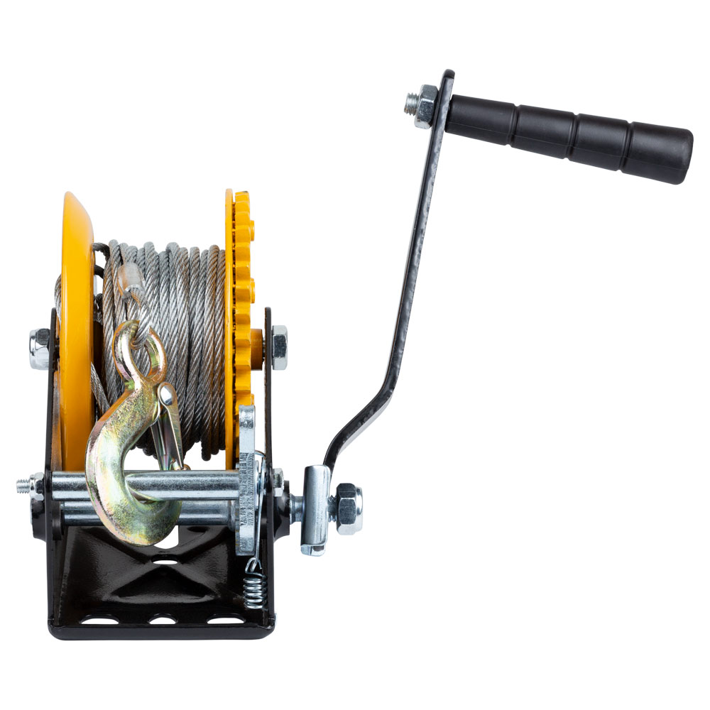 Лебедка ручная Sigma барабанная стальной трос 10 м х 5 мм, 550 кг