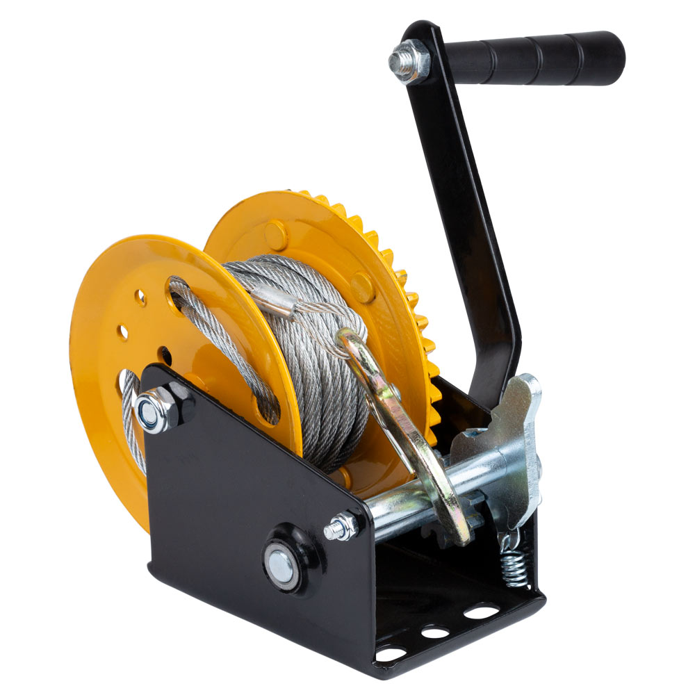 Лебедка ручная Sigma барабанная стальной трос 10 м х 5 мм, 550 кг