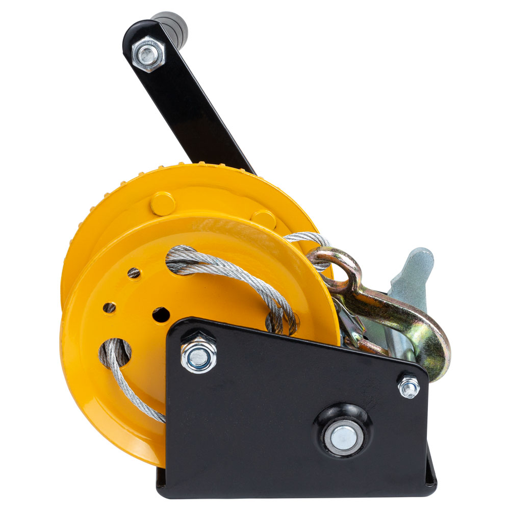 Лебедка ручная Sigma барабанная стальной трос 10 м х 5 мм, 550 кг