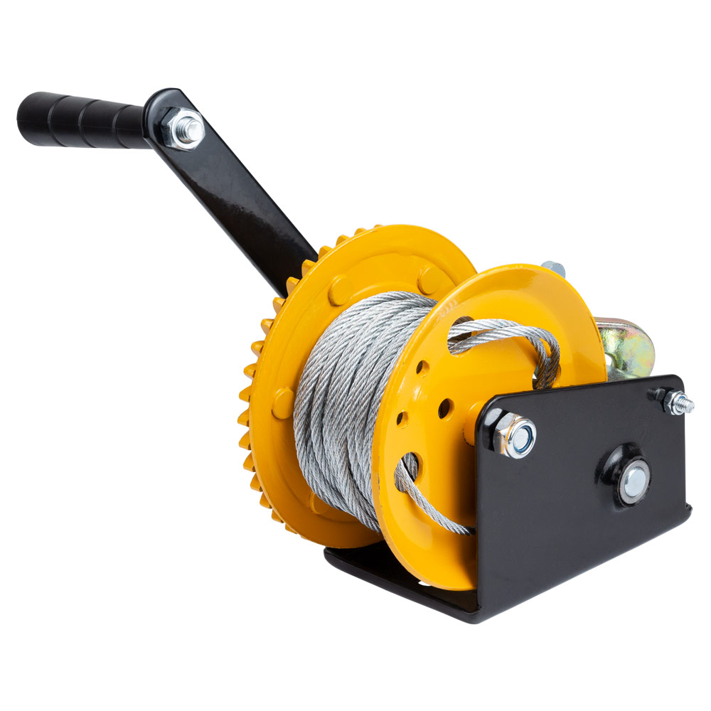 Лебедка ручная Sigma барабанная стальной трос 10 м х 5 мм, 550 кг