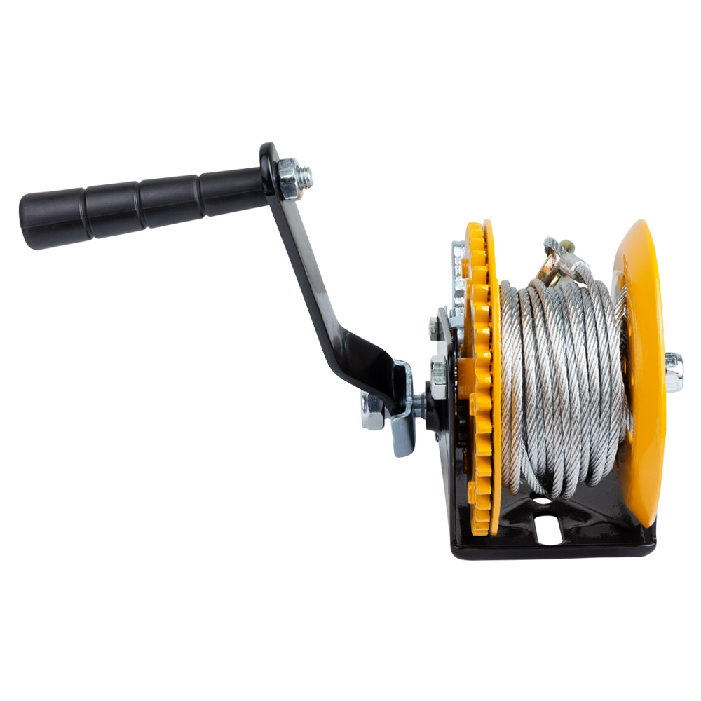 Лебедка ручная Sigma барабанная стальной трос 10 м х 5 мм, 550 кг