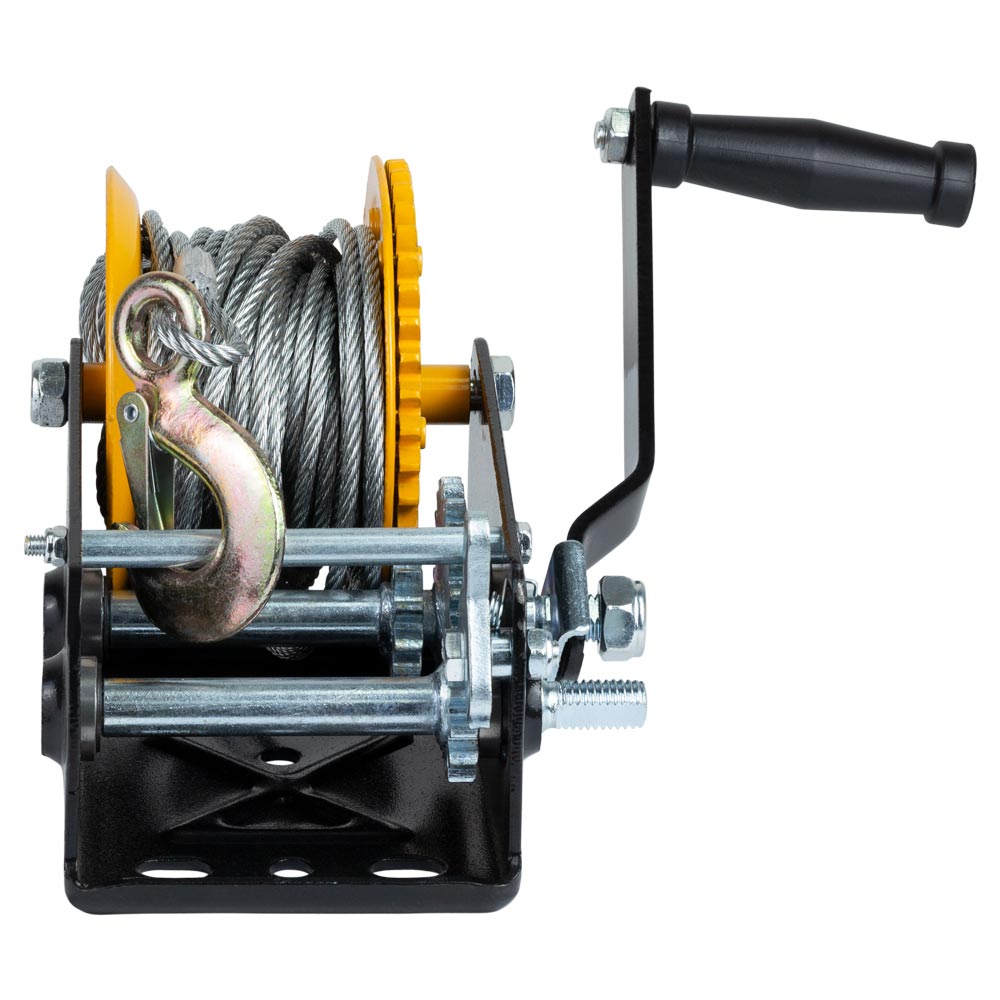 Лебедка ручная Sigma барабанная стальной трос 10 м х 5 мм, 900 кг