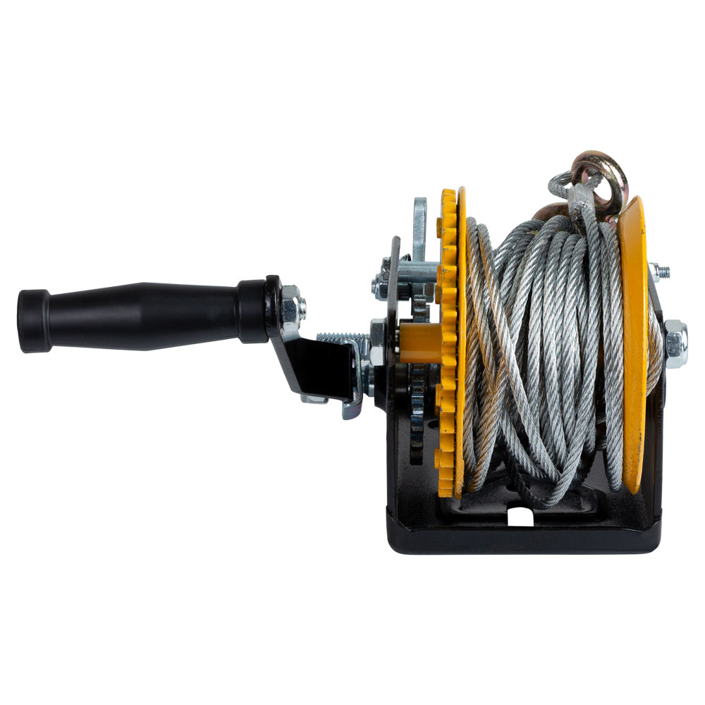 Лебедка ручная Sigma барабанная стальной трос 10 м х 5 мм, 900 кг