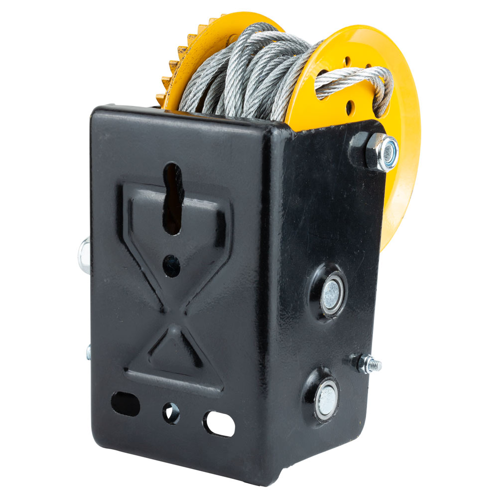 Лебедка ручная Sigma барабанная стальной трос 10 м х 5 мм, 900 кг