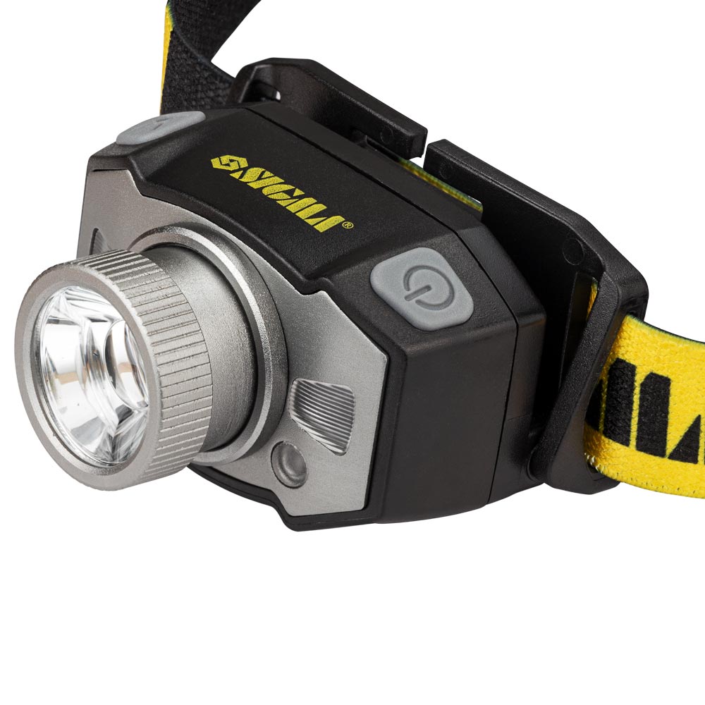 LED фонарь Sigma налобный аккумуляторный 300 Лм 1200 мАч с сенсором и фокусировкой